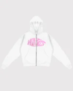 Noclout Sweat à Capuche Zip Rose (1)